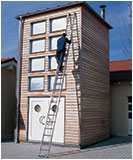 Двухсекционная лестница с тросом 8.59 - 4.95 м / Z300 42557