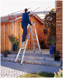 Лестница 4-секц. телескопическая 2.20/4.17 м, 4х4 Z300 42394