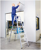 Z600 Стремянка с широкими ступенями 0.85 м / art 41304